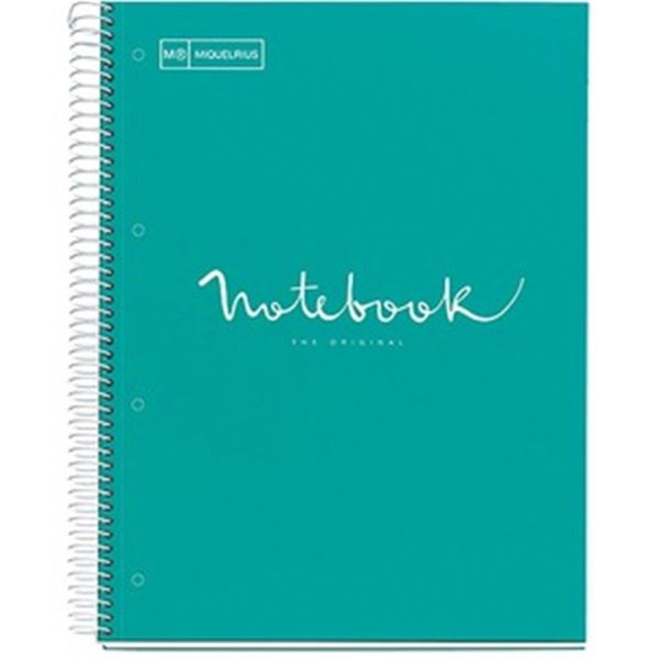 Roaring Spring Paper Products Fashion Tint 1-Subject Notebook, Turquoise ROA49274